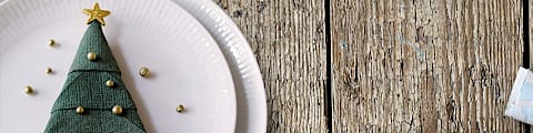 Fold din egne juletræsservietter