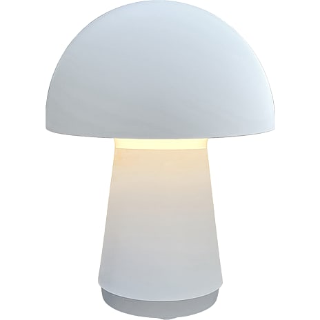 Veli Line Touch Mushroom bordlampe — Mat hvid