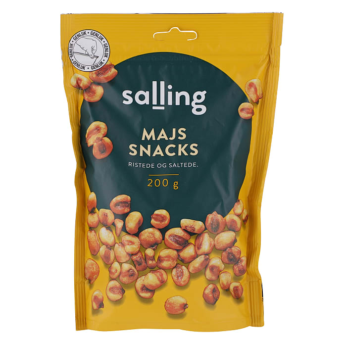 Majssnacks m. salt