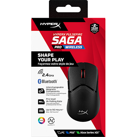 HyperX Pulsefire Saga Pro Trådløs Mus