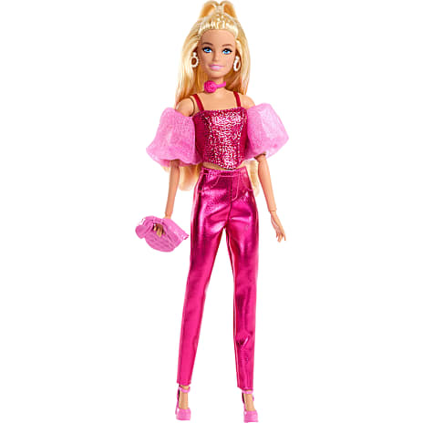 Barbie Deluxe Style Dukke Pink