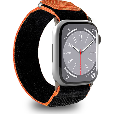 Puro Trial Loop Apple Watch 9 38-40-41 mm og 10 42 mm Sort og Orange