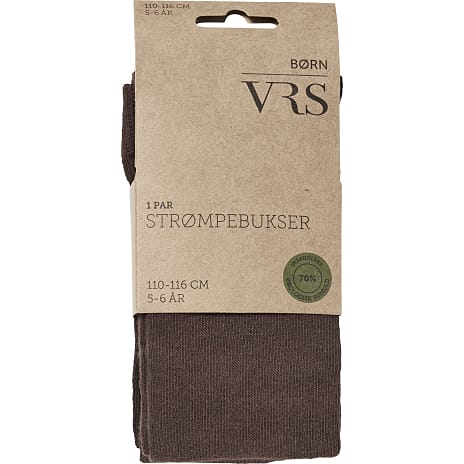 VRS Børne Strømpebukser Str. 9-10 År Brun