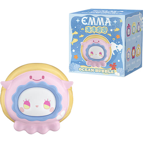 Lucky Emma Ocean Bubble Beans figur - flere varianter - assorteret 1 stk.