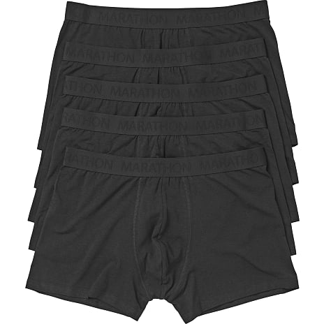 Marathon herre 5-pak tights str. 2XL - sort 1 stk.