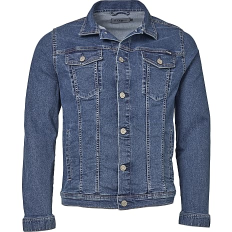 Marcus Herre Denimjakke Str. XL Mørkeblå