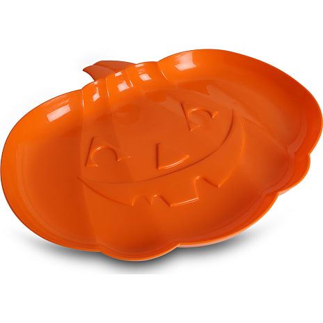 Halloween græskartallerken - orange