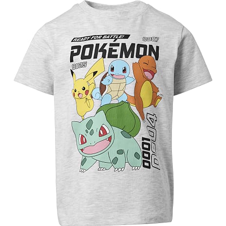 Pokémon T-shirt Str. 110/116 Grå