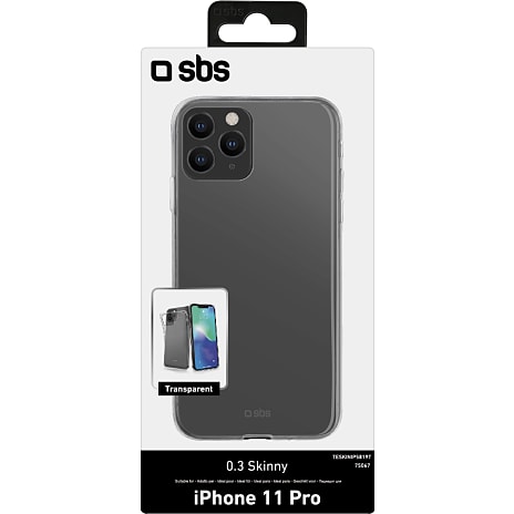 SBS iPhone 11 pro cover - transparent 1 stk.