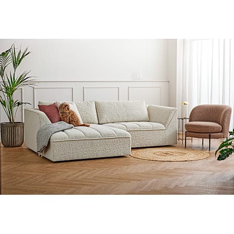 Evie Venstrevendt Chaiselong Beige