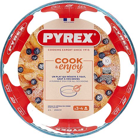Pyrex Rund Tærteform I Glas