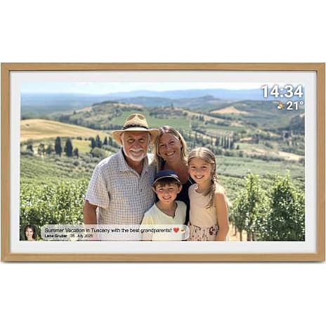 Denver Frameo Digital Wi-Fi Fotoramme PFF-3263LW Træ