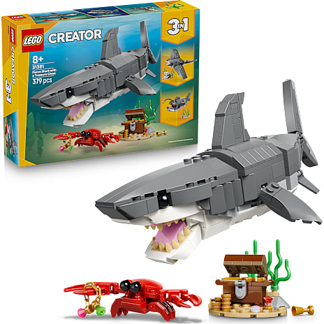LEGO Creator haj med skattekiste 31381 1 stk.