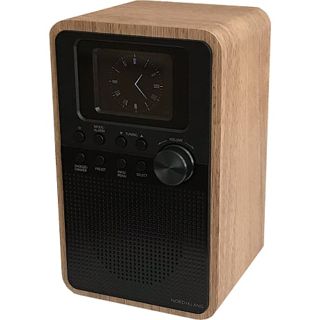 Nordklang DAB180 DAB+/FM Radio Med Alarm Og Snooze