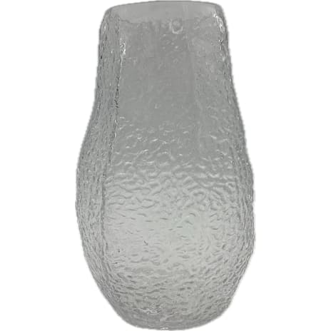 Vase med Mønster 14,5 x 24,5 cm Klar