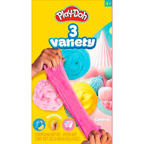 Play-Doh Modellervoks 3 Krukker Carnival