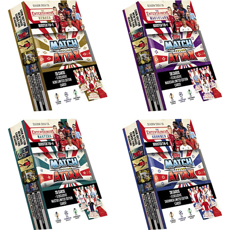 Topps Match Attax Champions League Booster Tin – flere varianter – assorteret 1 stk.