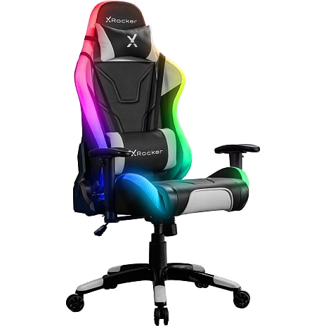 XRocker Agility Sport RGB gamerstol sort