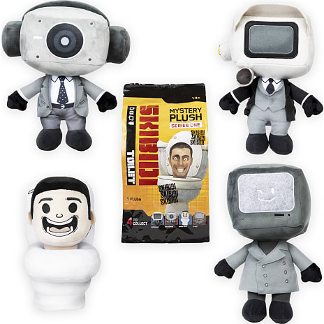 Skibidi Toilet Mystery Plush 28 cm Assorteret