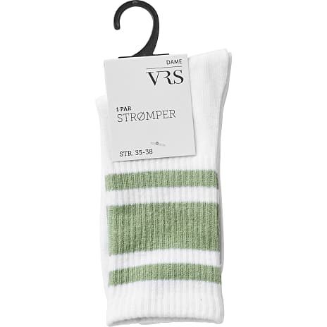 VRS Dame Tennisstrømper Str. 35/38 Hvid
