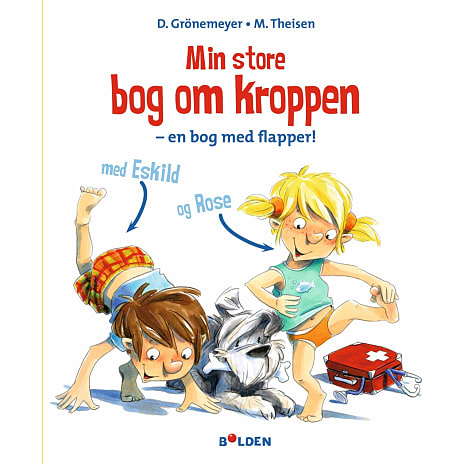 Forlaget Bolden Min store bog om kroppen - bog med flapper