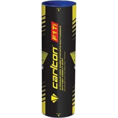 Carlton F1 Ti badmintonbolde medium gul/blå