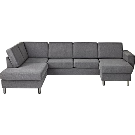 Rom Nordic Højrevendt U-sofa Antracit