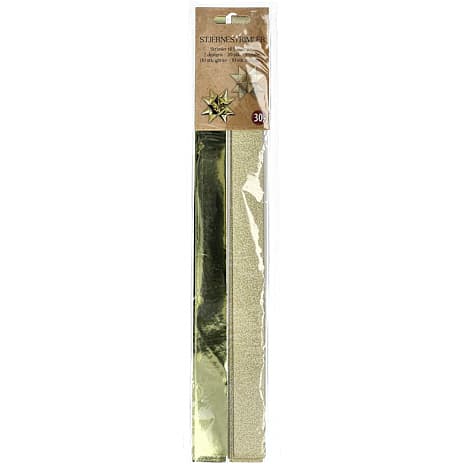 Stjernestrimler 25 mm 20-pak Guldfarvet