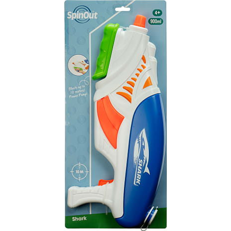 SpinOut Shark Water Blaster Vandpistol
