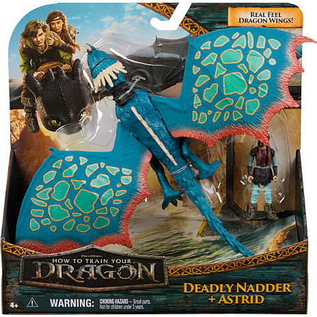 Dragon Viking & Dragon Deadly Nadder og Astrid