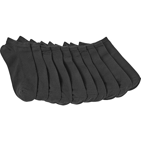 VRS herre 10-pak sneakers strømper str. 43/46 - sort 1 stk.