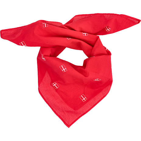 VRS Dame Bandana Med Flag Rød