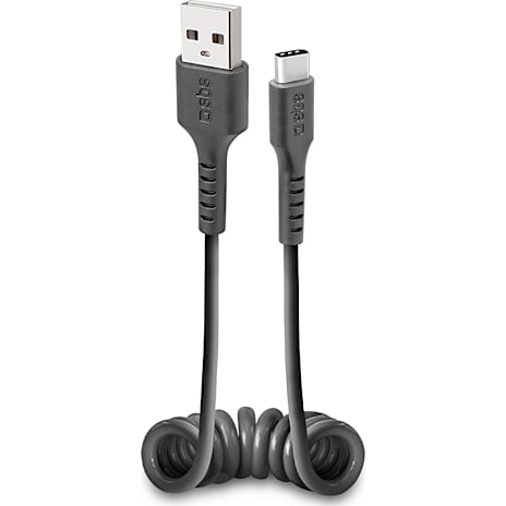 SBS USB 2.0 -C spiralkabel 1 stk.