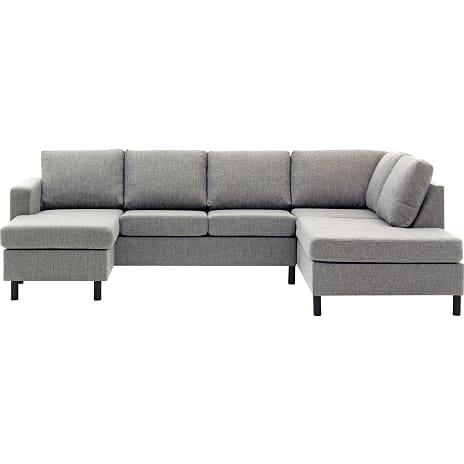 Oslo Venstrevendt U-sofa Lysegrå