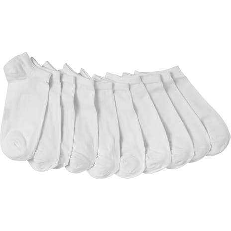 VRS herre 10-pak sneakers strømper str. 39/42 - hvid 1 stk.