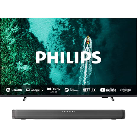 Philips 55" TV 55PUS7409 med TAB5109 Soundbar