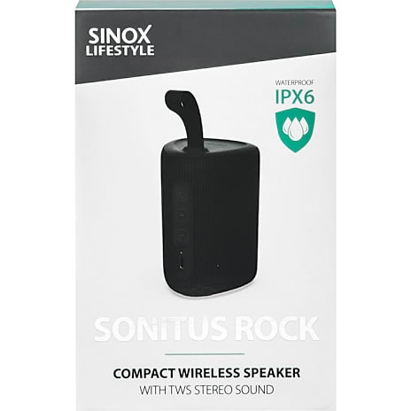 Sinox Sonitus Rock SXL 4020 Bluetooth Højttaler Sort