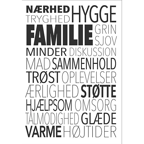 Salling Plakat med sort ramme