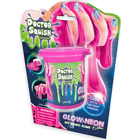 Doctor Squish Glow In The Dark Slim Pink