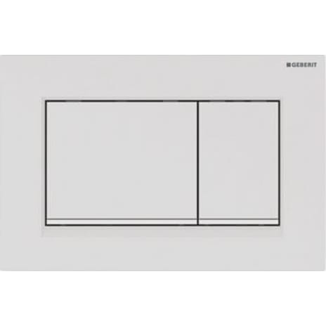 GEBERIT SIGMA30 Betjeningsplade Hvid