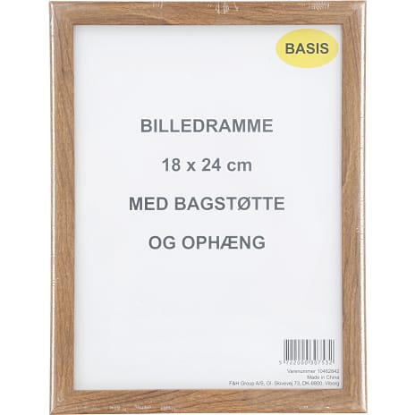 Basis Ramme i egetræslook - 18x24 cm 1 stk.