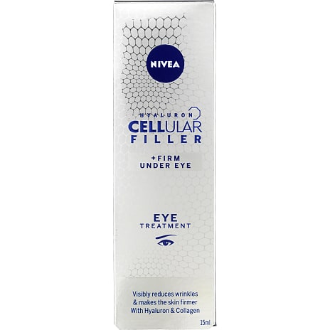 Nivea Firm + Under Eye øjencreme m. hyaluronsyre og kollagen 15 ml