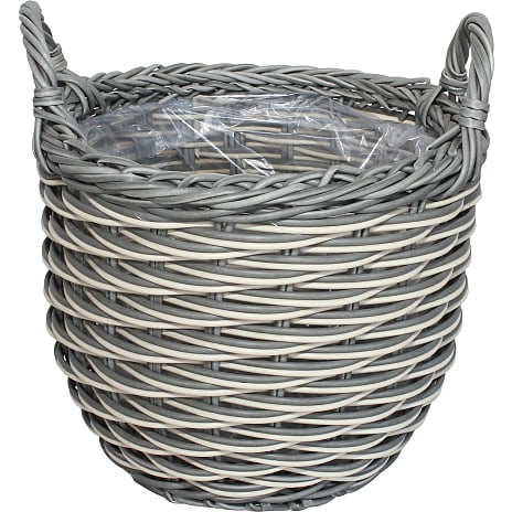 Andre Mærker Nice fletkurv - brun - H: 23,5 x B: 27 x D: 27 cm 1 stk.