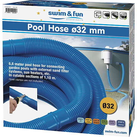 Swim & Fun Poolslange i Plast Ø 32 mm