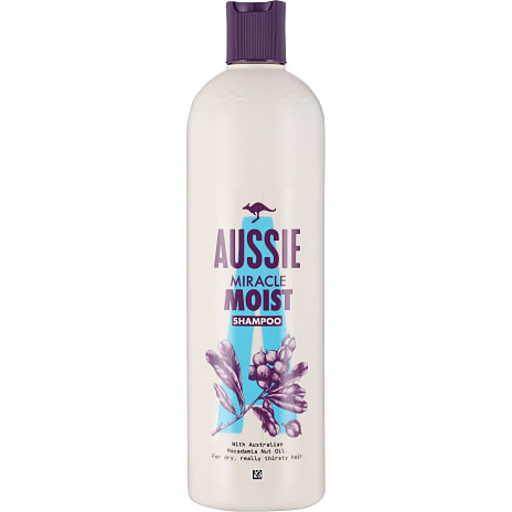 Aussie Shampoo med macadamianøddeolie til tørt hår