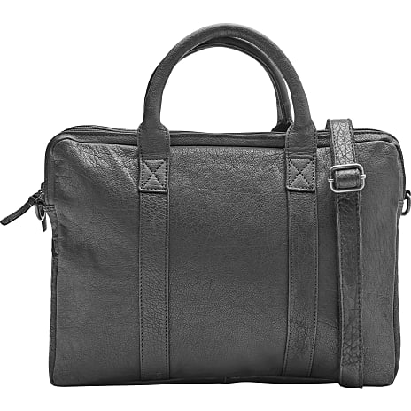 Unisex Kontor Skindtaske Sort