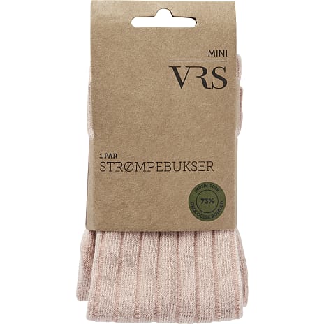 VRS baby strømpebukser str. 0-½ år - rosa 1 stk.