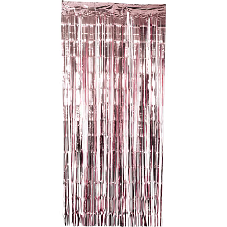 Salling Lametta gardin rosa