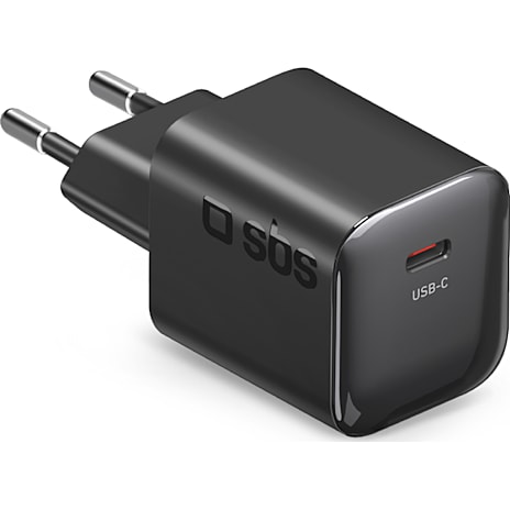 SBS GaN Vægoplader 20W Sort