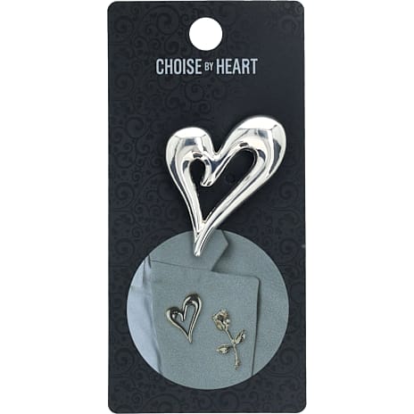 Choise by heart CBYH Dame Broche Sølvfarvet